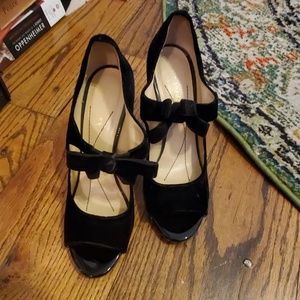 Black Velvet Kate Spade Heels